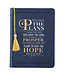 Christian Art Gifts For I Know the Plans Handy-sized Faux Leather Journal in Navy - Jeremiah 29:11 | 深藍色手提仿皮革日記本 - 耶利米書 29:11