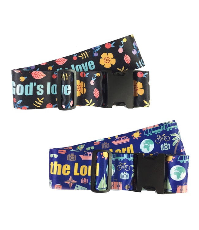 提花行李帶－花漾