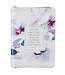 Christian Art Gifts Trust in the Lord Plum Floral Faux Leather Classic Journal with Zipper Closure - Proverbs 3:5 | 紫羅蘭花卉仿皮經典日記本（拉鏈封口） - 箴言 3:5