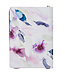 Trust in the Lord Plum Floral Faux Leather Classic Journal with Zipper Closure - Proverbs 3:5 紫羅蘭花卉仿皮經典日記本（拉鏈封口） - 箴言 3:5