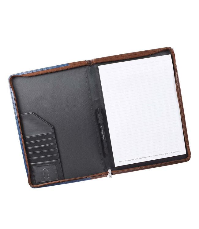 Faithful Servant Legal Size Zippered Portfolio - 2 Chronicles 15:7  公文紙尺寸拉鍊文件夾 - 歷代志下 15:7