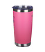 Pink Be Still Butterfly Stainless Steel Travel Tumbler - Psalm 46:10 粉紅色蝴蝶不銹鋼旅行保溫杯 - 詩篇 46:10