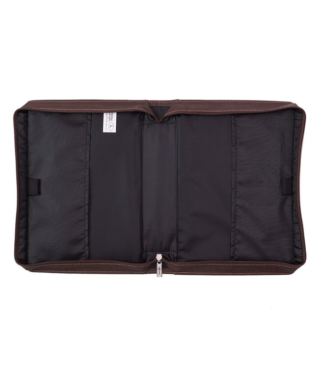 Blessed Light Blue Faux Leather Fashion Bible Cover - Luke 1:45 時尚仿皮聖經套