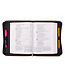 Blessed Light Blue Faux Leather Fashion Bible Cover - Luke 1:45 時尚仿皮聖經套