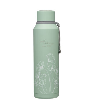 Christian Art Gifts Mercy Hazy Teal Stainless Steel Water Bottle 磨砂淺藍不銹鋼保溫瓶