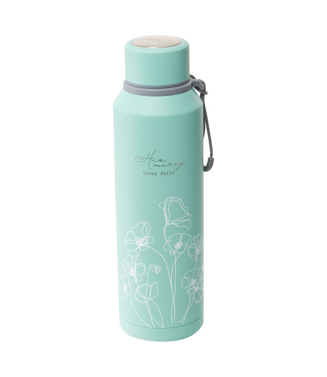 Mercy Hazy Teal Stainless Steel Water Bottle 磨砂淺藍不銹鋼保溫瓶