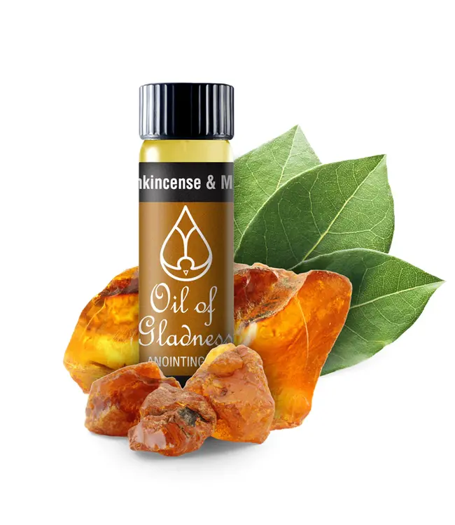 Anointing Oil - Frankincense & Myrrh 1/4oz 膏抹油 1/4oz 瓶裝——乳香和沒藥