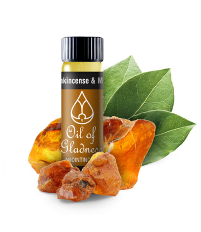 Anointing Oil - Frankincense & Myrrh 1/2 oz 膏抹油 1/4oz 瓶裝——乳香和沒藥