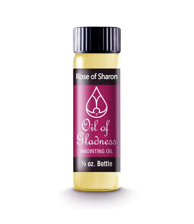 Anointing Oil - Rose of Sharon 1/2 oz 膏抹油1/2oz瓶裝——沙崙的玫瑰花