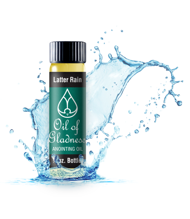 Anointing Oil - Latter Rain 1/4 oz 膏抹油 1/4 oz 瓶裝——時雨