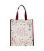 Give Thanks Topsy-Turvy Wildflower Non-Woven Coated Tote Bag - 1 Thessalonians 5:18 「感恩頌讚」野花無紡布塗層環保袋 - 帖撒羅尼迦前書5:18