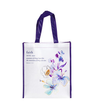Christian Art Gifts Faith Shopping Bag – Hebrews 11:1 環保購物袋 - 希伯來書 11:1