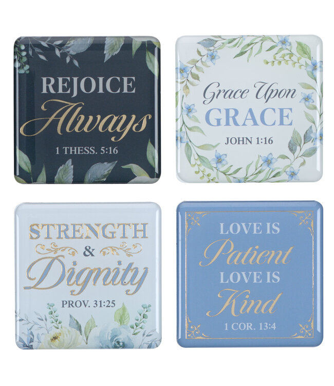 Strength and Dignity Indigo Rose Magnet Set 靛藍玫瑰磁鐵套裝
