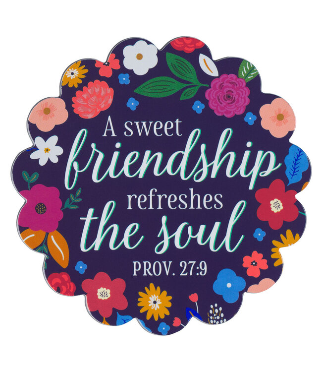 Sweet Friendship Magnet - Proverbs 27:9 冰箱貼 - 箴言 27:9