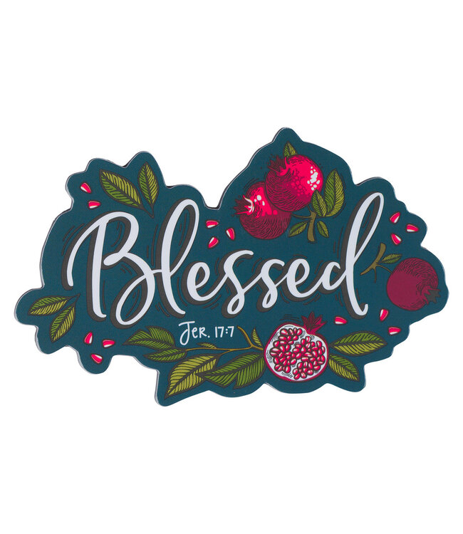 Blessed Magnet - Jeremiah 17:7 祝福冰箱貼 - 耶利米書17:7
