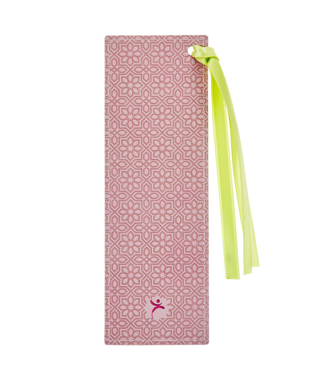 My Grace is Sufficient Hummingbird Pink Faux Leather Bookmark - 2 Corinthians 12:9 | 【恩典夠用】粉紅色仿皮書籤 - 哥林多後書 12:9