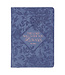The Lord Will Guide You Blue Faux Leather Classic Journal with Zipper Closure - Isaiah 58:11 | 仿皮拉鍊封口日記本