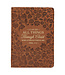 I Can Do All Things Through Christ Honey-brown Faux Leather Classic Journal with Zipper Closure - Philippians 4:13 | 仿皮拉鍊封口日記本