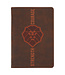 Lionface Strength and Courage Brown Faux Leather Classic Journal - Joshua 1:9 獅子圖案啡色仿皮經典筆記本 - 約書亞記 1:9