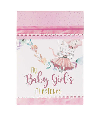 Christian Art Gifts My Baby Girl's Milestone Cards