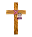 14" Olive Wood Wall Cross 14吋橄欖木掛牆十字架