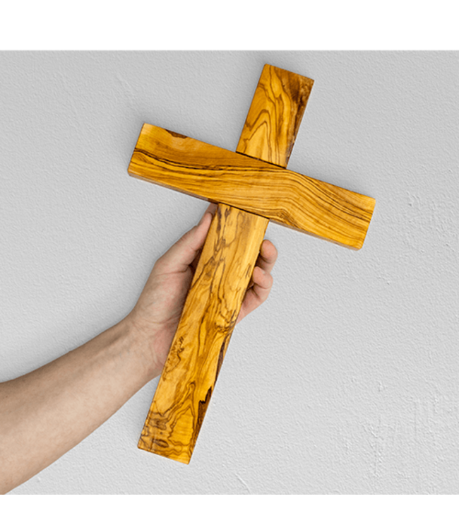 14" Olive Wood Wall Cross 14吋橄欖木掛牆十字架