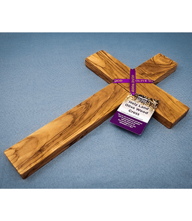 14" Olive Wood Wall Cross 14吋橄欖木掛牆十字架