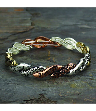 Eden Merry Jewelry Blessed Bracelets - Blessed-Mixed Metal 蒙福手鐲