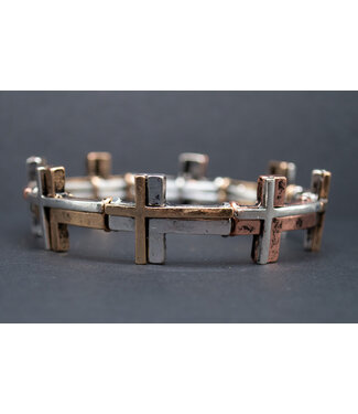 Eden Merry Jewelry Meaningful Bracelets - Crosses Metal 深意手鐲——十字架