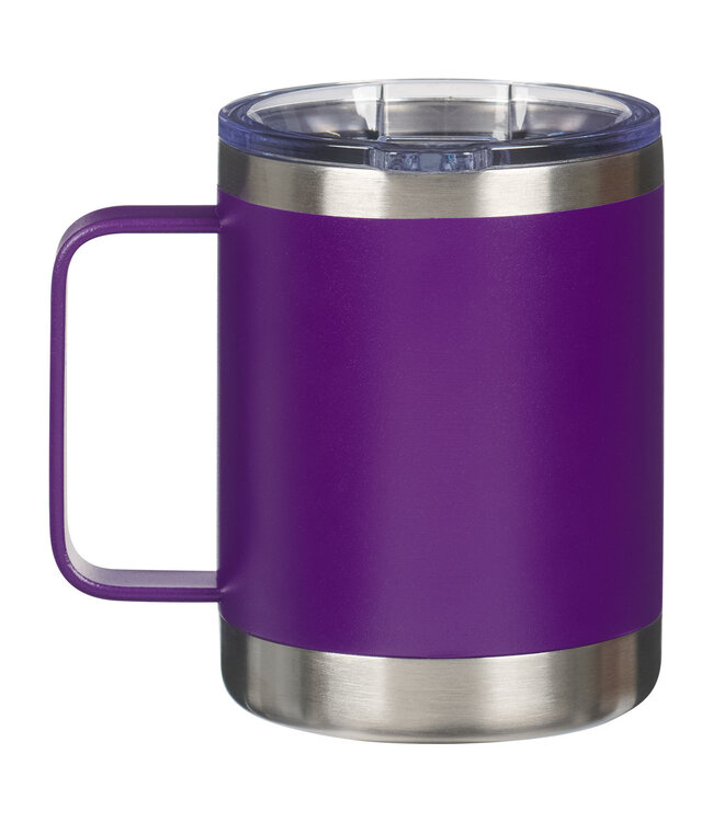 Be Still and Know Purple Camp-style Stainless Steel Mug - Psalm 46:10 紫色露營風格不銹鋼馬克杯