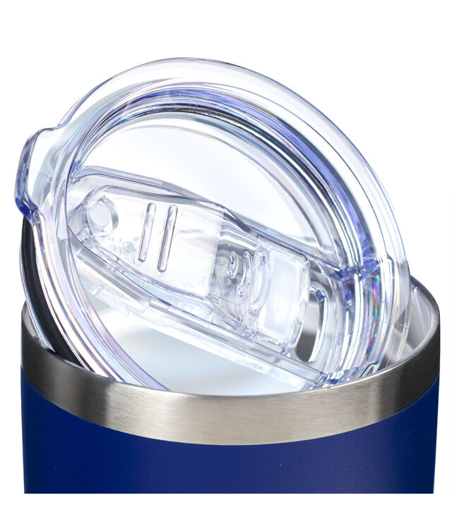 I Can Do All Things Through Christ Honey-brown and Navy Floral Stainless Steel Travel Tumbler - Philippians 4:13 蜂蜜棕色和海軍藍色花卉不銹鋼旅行杯