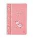 Christian Art Gifts Pink Faux Leather NLT Baby Keepsake Bible for Girls