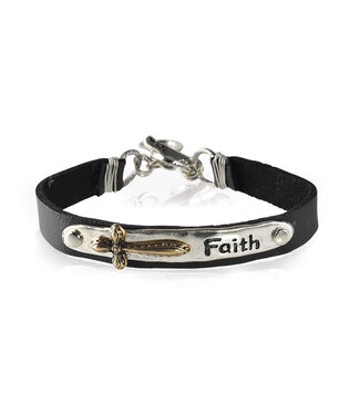 Eden Merry Jewelry Leather Bracelets - Faith 皮革手鍊 - 信心