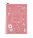 Trust With All Your Heart Pink Faux Leather Classic Journal with Zipper Closure - Proverbs 3:5-6 | 仿皮拉鍊封口日記本