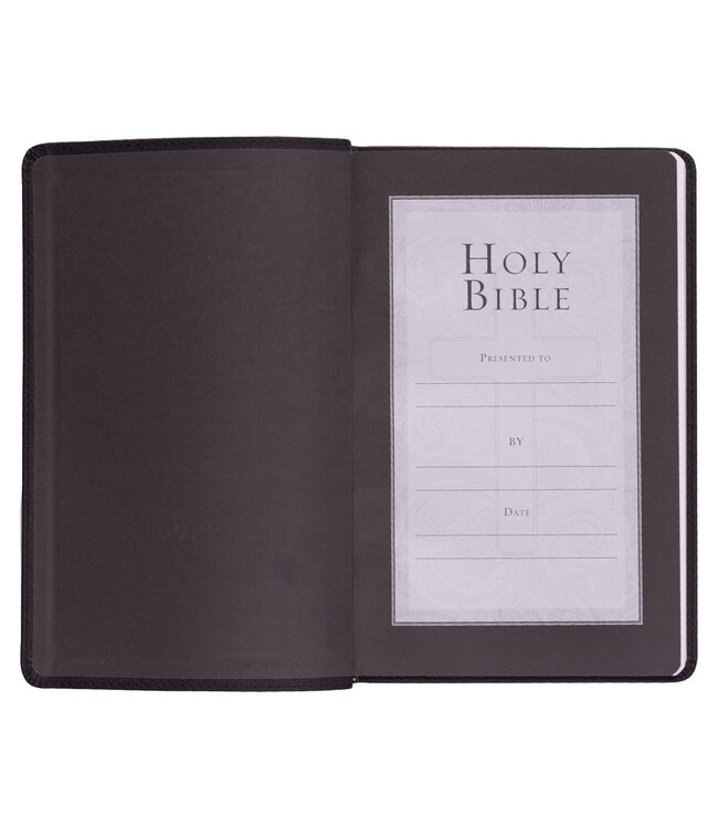 Black Faux Leather King James Version Gift Edition Bible