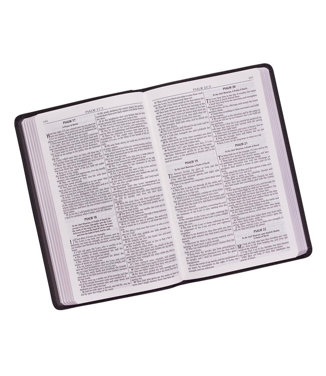 Black Faux Leather King James Version Gift Edition Bible
