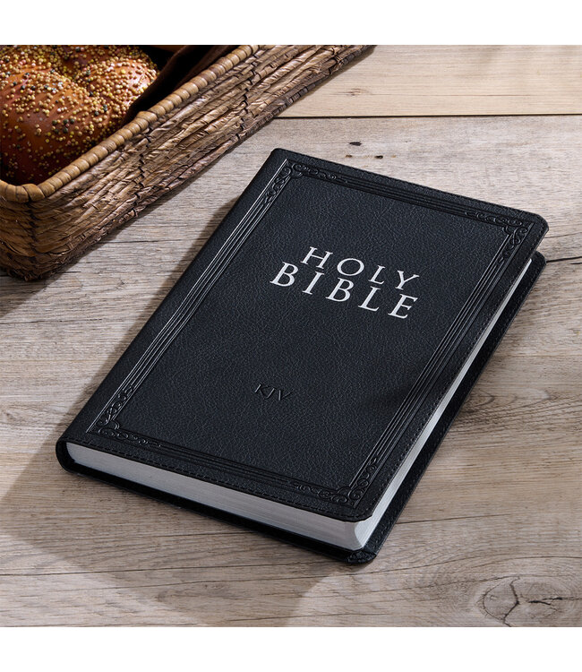 Black Faux Leather King James Version Gift Edition Bible