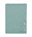 Strength and Dignity Misty Teal Faux Leather Journal - Proverbs 31:25 仿皮筆記本
