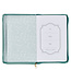 Strength and Dignity Misty Teal Faux Leather Journal - Proverbs 31:25 仿皮筆記本