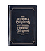 Be Strong and Courageous Midnight Blue Classic Journal with Zippered Closure - Joshua 1:9 | 仿皮拉鍊封口日記本
