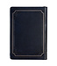 Be Strong and Courageous Midnight Blue Classic Journal with Zippered Closure - Joshua 1:9 | 仿皮拉鍊封口日記本