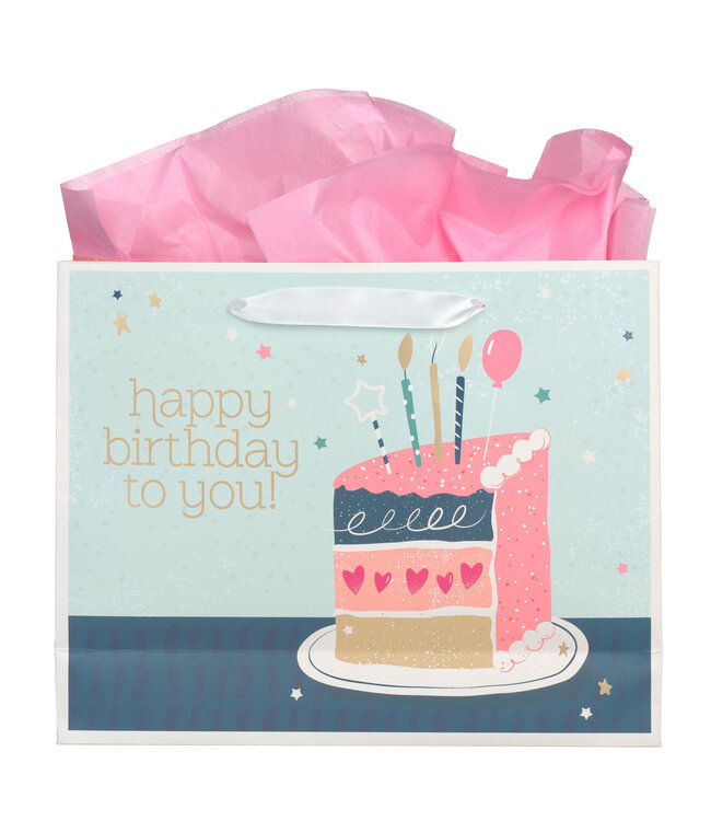 This is the Day Large Landscape Gift Bag - Psalm 118:24 生日禮物袋（大）