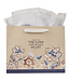Trust in the Lord Honey-brown and Navy Large Landscape Gift Bag - Proverbs 3:5 大型生日禮物袋