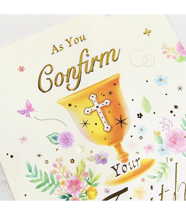 經文受洗卡——架杯（大開）