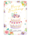經文生日卡－紫糕