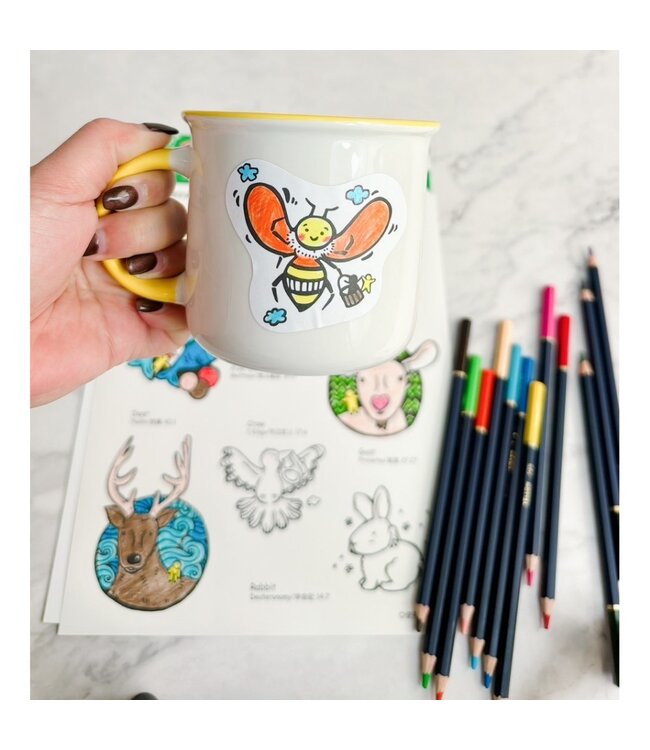 著色貼紙——聖經動物A