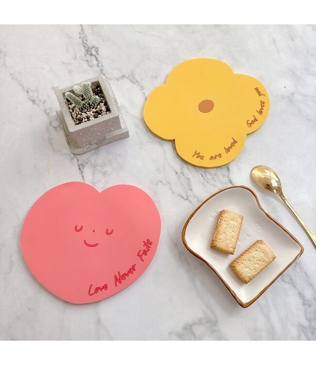 軟膠隔熱墊——愛心