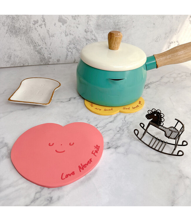 軟膠隔熱墊——愛心