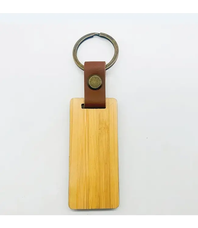 竹製鑰匙圈——凡事都能