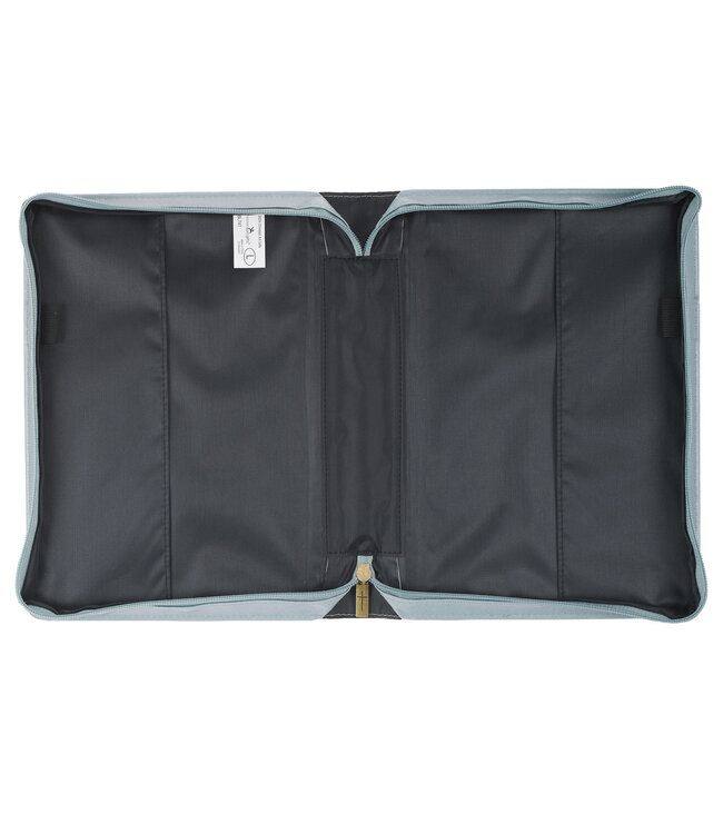 Trust in the Lord Pearlescent Pewter Floral Fashion Bible Cover - Proverbs 3:5 時尚仿皮聖經套